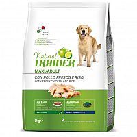 Natural Trainer Maxi Ad Čerstvé Kura 1×3 kg, granule pre dospelé psy veľkých plemien