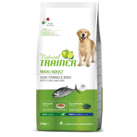 Natural Trainer Maxi Ad Ryba a ryža 1×12 kg, granule pre dospelé psy veľkých plemien