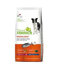 Natural Trainer Medium Ad Rybaa a ryža 1×12 kg, granule pre dospelé psy stredných plemien
