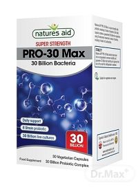 Natures Aid PRO-30 Max probiotiká (30 miliárd, 8 kmeňov) cps 1x30 ks