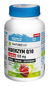 NATUREVIA KOENZÝM Q10 CARDIO 100 mg 1×60 cps, výživový doplnok