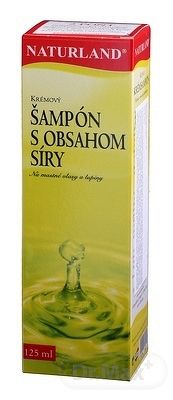 NATURLAND KRÉMOVÝ ŠAMPÓN S OBSAHOM SÍRY 1×125 ml, šampón na vlasy