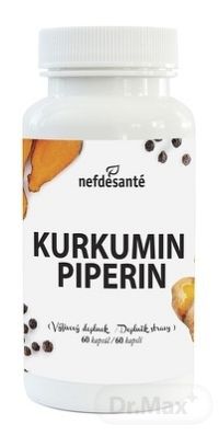 nefdesanté KURKUMIN PIPERIN 1x60 cps, výživový doplnok