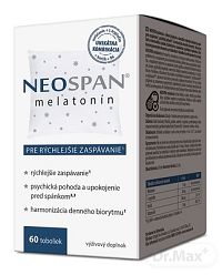 NEOSPAN melatonín 1×60 tbl, výživový doplnok