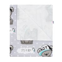 Nepremokavá flanelová podložka New Baby boy , 20C49767