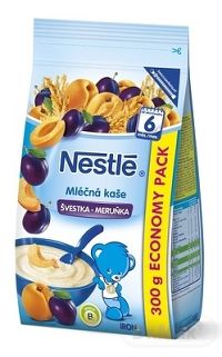 Nestlé Mliečna kaša SLIVKA - MARHUĽA 1×300 g, mliečna kaša, od ukončeného 6. mesiaca