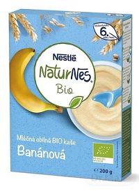 Nestlé NATURNES BIO Banánová mliečna obilná kaša 1x200 g