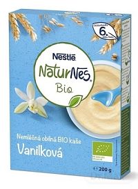 Nestlé NATURNES BIO Vanilková nemliečna obilná kaša 1x200 g