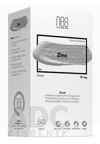 nesVITAMINS Zinc 15 mg 1×60 cps, zinok
