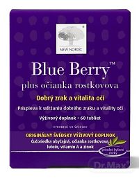 NEW NORDIC Blue Berry 1×60 tbl, výživový doplnok