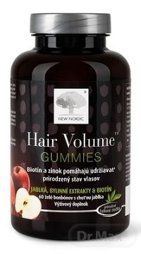 NEW NORDIC Hair Volume GUMMIES 1×60 ks, doplnok výživy