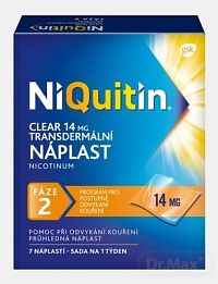 NiQuitin Clear 21 mg emp.tdm.7 x 21 mg