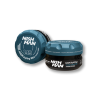 Nishman Hair Styling Wax Fiber Matte M9 Strong Fixing vláknitý matný vosk 100 ml