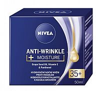 NIVEA 35+ proti vráskam 50 ml - hydratačný nočný krém