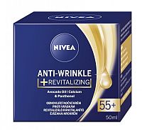 NIVEA 55+ proti vráskam 50 ml - obnovujúci nočný krém