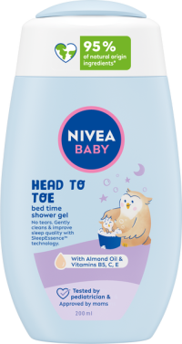 Nivea Baby Bed Time sprchovací gél pre celé telo a vlásky