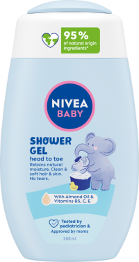 Nivea Baby sprchovací gél pre celé telo a vlásky 200 ml