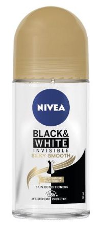 NIVEA Black & White Invisible Silky Smooth 50 ml guľôčkový antiperspirant