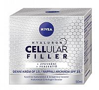 NIVEA Denný krém Hyaluron CELLURAR FILLER anti-age, SPF 15, 1x50 ml