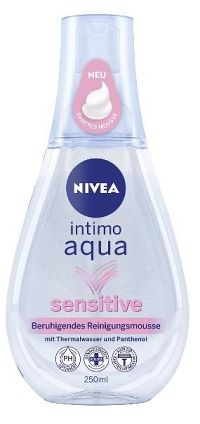 Nivea Intimo Sensitive upokojujúca pena na intímnu hygienu 250 ml