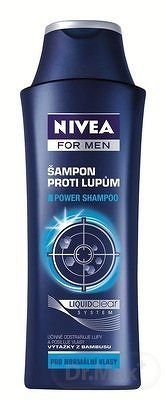 NIVEA MEN POWER Šampón proti lupinám pre mužov 1x250 ml