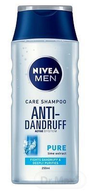 NIVEA MEN PURE Šampón proti lupinám 1x250 ml