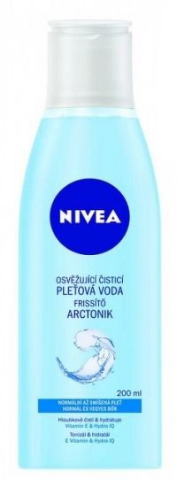 NIVEA Osviežujúca čistiaca pleťová voda Hydra IQ 200 ml pleťová voda