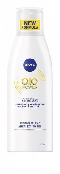 NIVEA Q10 POWER 200 ml čistiace pleťové mlieko proti vráskam