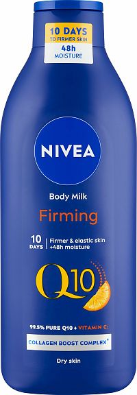 Nivea Q10 + Vitamin C Firming Dry Skin zpevňující tělové mléko pro suchou pokožku 400 ml