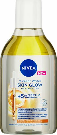 Nivea Skin Glow micelárna voda + 5% sérum 400 ml