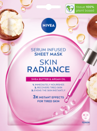 Nivea Skin Radiance rozjasňujúca textilná maska 1 ks