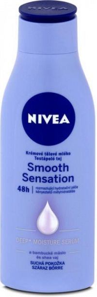 NIVEA Smooth Sensitive 250 ml krémové telové mlieko