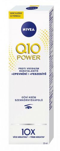 NIVEA Spevňujúci očný krém Q10 POWER proti vráskam 1x15ml