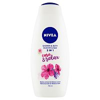 NIVEA Sprch.gél a pena do kúpeľa Care&Relax 750ml 750 ml