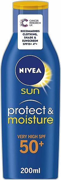 NIVEA SUN HYDRAT MLIEKO NA OPALOVANIE OF50+ 200ML 1×200 ml, mlieko na opaľovanie