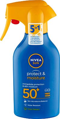 Nivea Sun Hydratačný sprej OF50+ 1×270 ml, hydratačný sprej