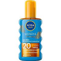 NIVEA SUN OLEJ OPALOVANIE PROTECT&BRONZE OF20 200M 1×200 ml, olej na opaľovanie