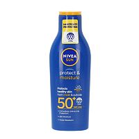 Nivea Sun Protect & Moisture mlieko na opaľovanie SPF50+ 200 ml