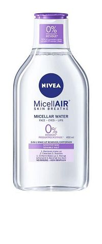 Nivea upokojujúci micelárna voda 3 v 1 (Gentle Caring Micellar Water) 400 ml