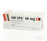NO-SPA 40 mg tbl (fľ. PP+dávkovač) 1x60 ks