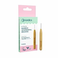 Nordics Medzizubné bambusové kefky 0,40 mm 8 ks
