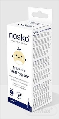 nosko sprej pre nosovú hygienu izotonická morská voda 1x30 ml