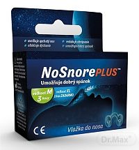 NOSNORE PLUS Silikónová vložka do nosa 1×1 set, veľkosť M, 3 ks + veľkosť XL 1 ks ZADARMO