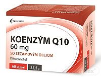 Noventis Koenzým Q10 60 mg 1×60 cps, so sezamovým olejom
