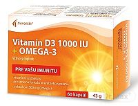 Noventis Vitamín D3 1000 IU + Omega-3 cps 1x60 ks