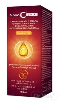 Novo C plus LIPOZOMÁLNY TEKUTÝ VITAMÍN C 1000 mg 1×150 ml