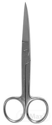 NOŽNICE CHIRURGICKÉ ZAHNUTÉ HROTNATÉ 20 cm (6-0055-B) 1x1 ks