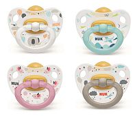 NUK CUMLÍK CLASSIC HAPPY KIDS V2, Latex utišujúci, veľkosť 2 (6-18 mesiacov), (10733324) 1x1 ks