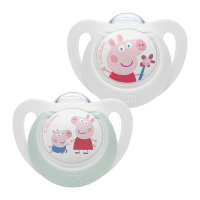 Nuk cumlík silikon Star Peppa Pig 2 ks 10175333