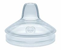 Nuk náhradný náustok k fľaštičke Nature Sense 2 ks transparentná